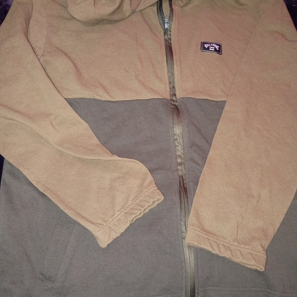 Billabong Tan and Gray Jacket